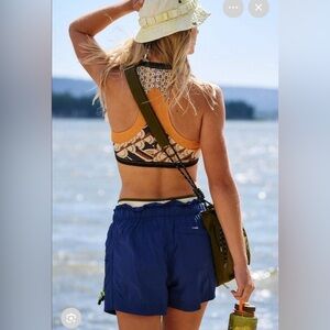 Free People In The Wild Long Shorts. NWT. Black grape